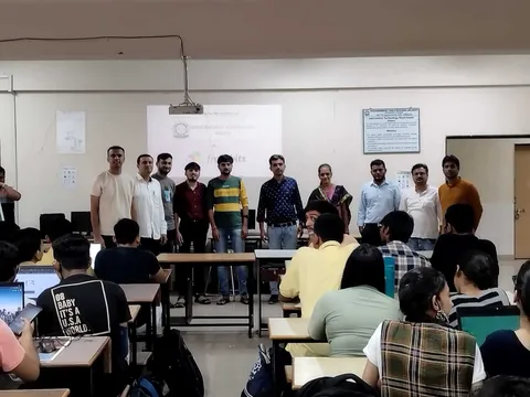 Photo 2 from Freshbits workshop for IT students of Government Polytechnic, Rajkot