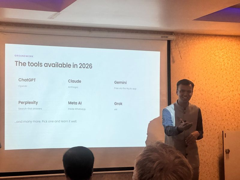 The tools available in 2026 ChatGPT Claude Gemini Perplexity Meta Al Grok ANAGEMENT SSOCIATION An Insight Session by…